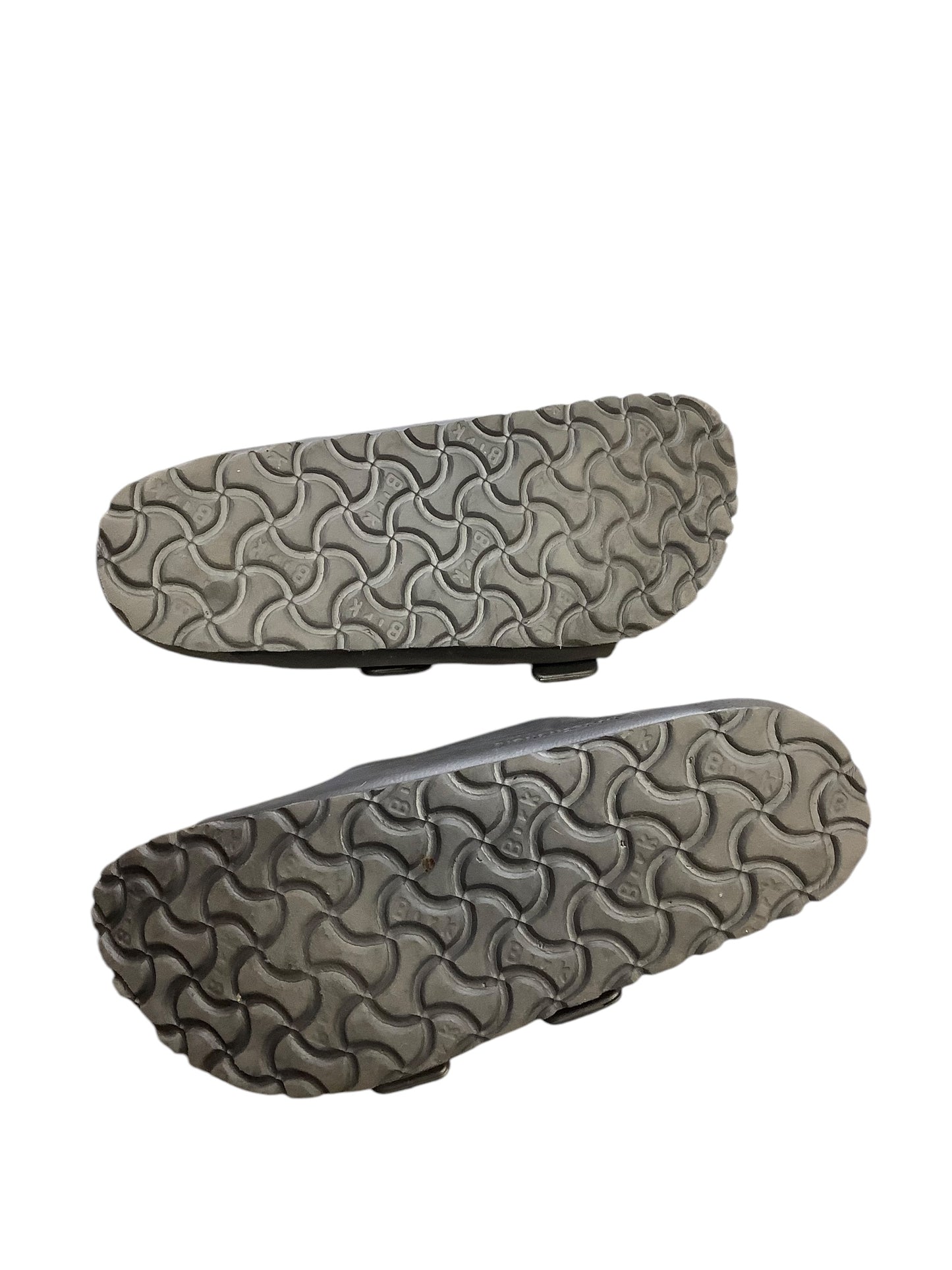 Sandals Flats By Birkenstock In Grey, Size: 6