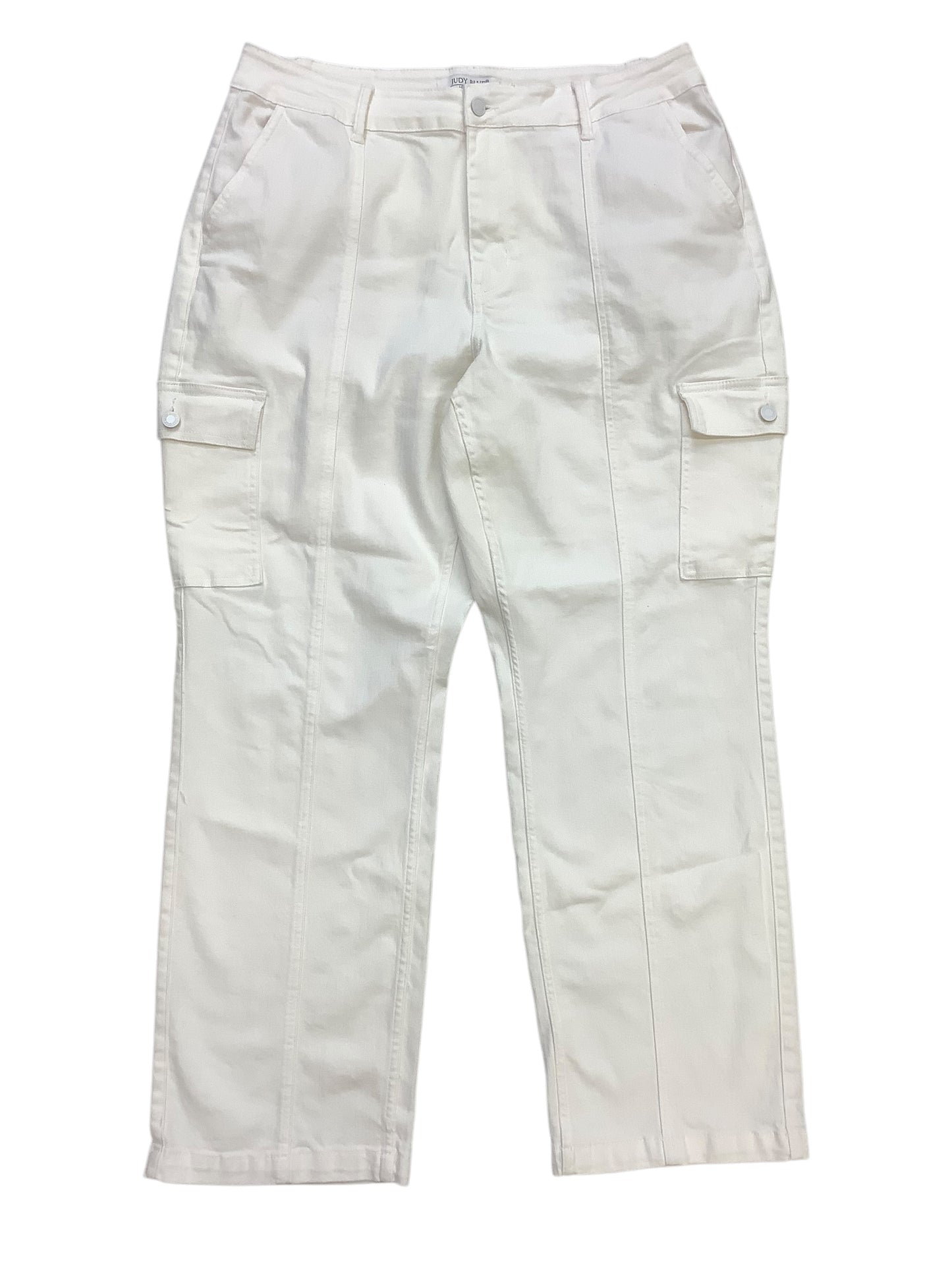 Jeans Straight By Judy Blue In White, Size: 20