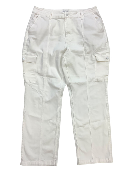 Jeans Straight By Judy Blue In White, Size: 20