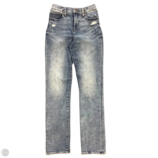 Jeans Straight By Express In Blue Denim, Size: 2l