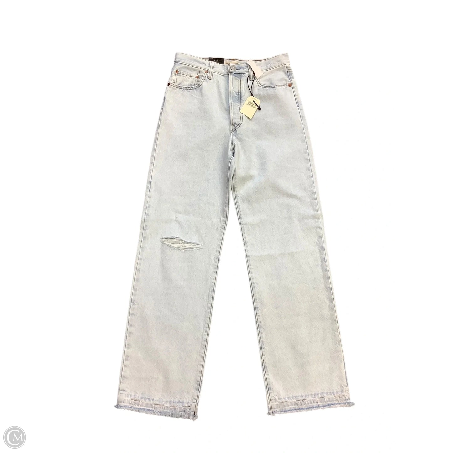 Jeans Wide Leg By Levis In Blue Denim, Size: 8(29x31)