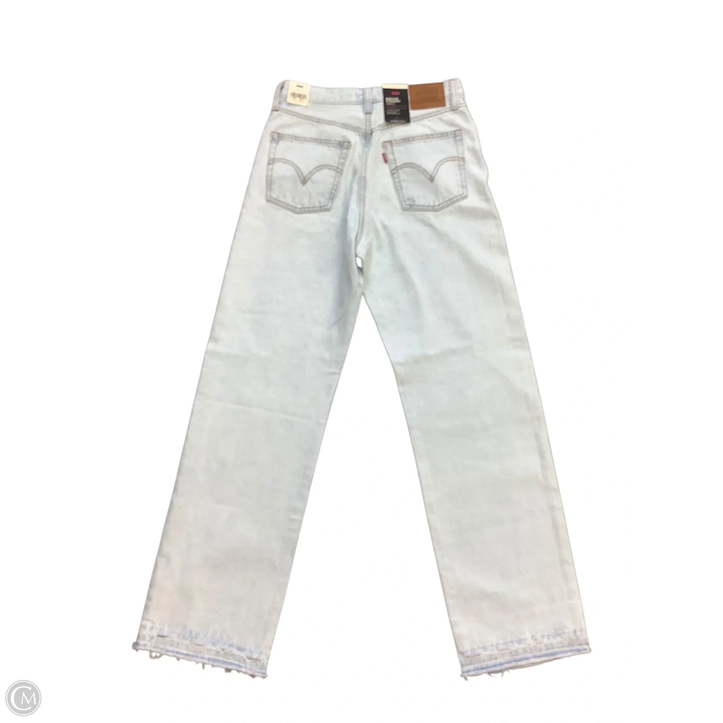 Jeans Wide Leg By Levis In Blue Denim, Size: 8(29x31)