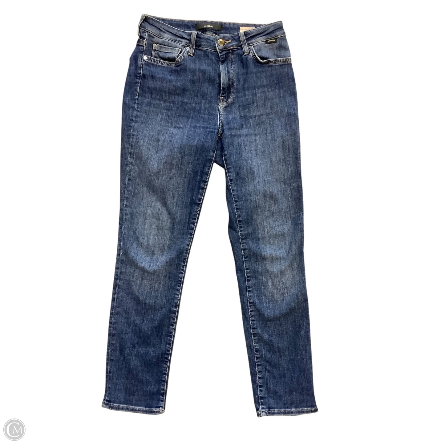 Jeans Straight By Mavi In Blue Denim, Size: 2(25)