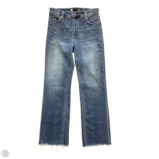 Jeans Wide Leg By Kut In Blue Denim, Size: 0