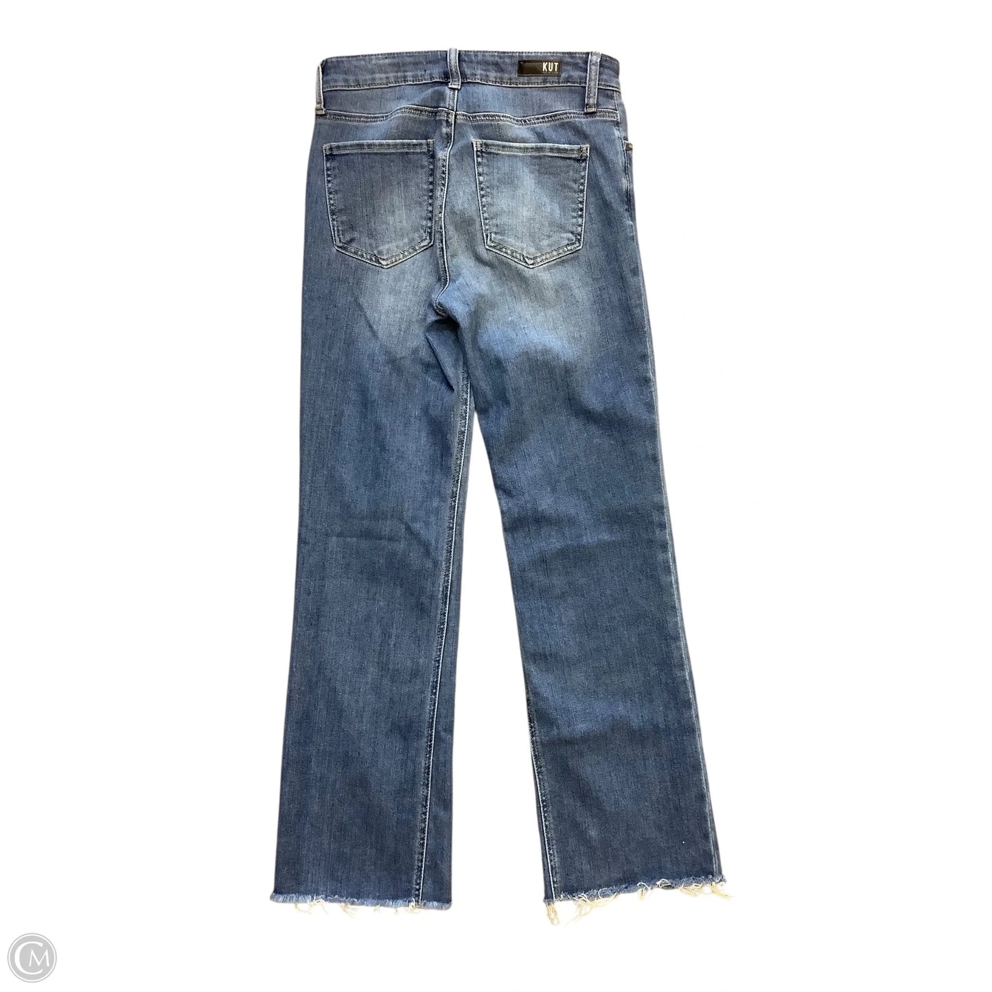 Jeans Wide Leg By Kut In Blue Denim, Size: 0