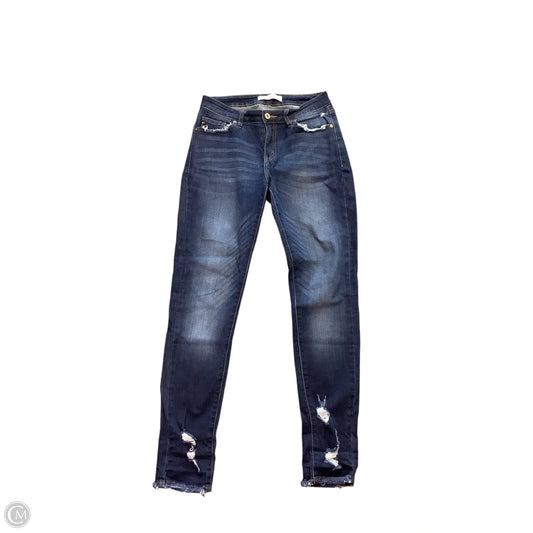 Jeans Skinny By Kancan In Blue Denim, Size: 7