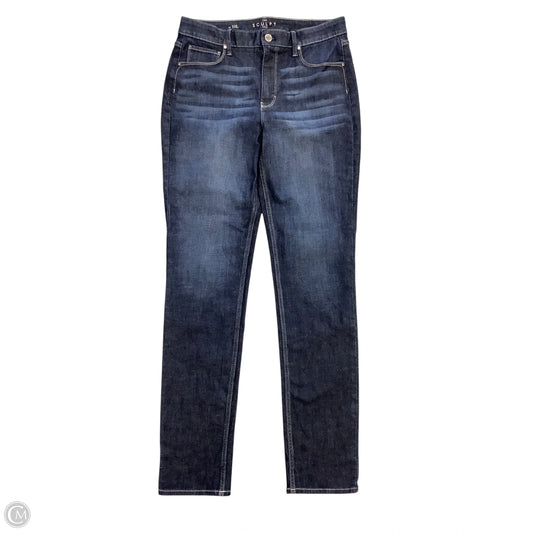 Jeans Straight By White House Black Market In Blue Denim, Size: 10l