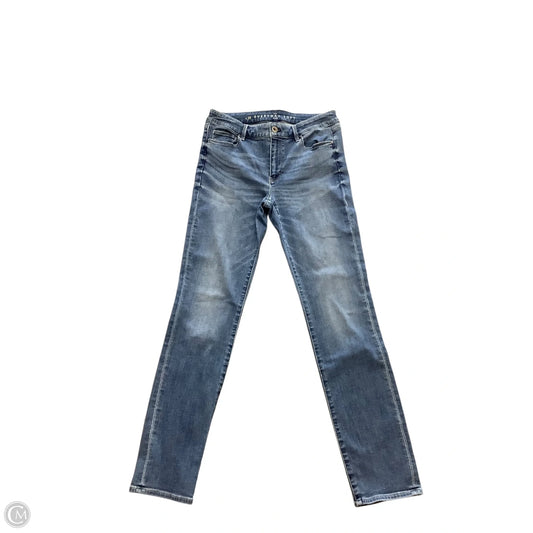 Jeans Straight By White House Black Market In Blue Denim, Size: 10