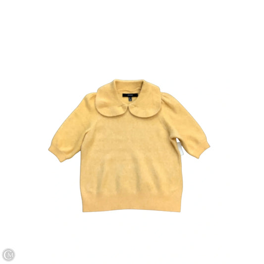 Sweater Short Sleeve By Vero Moda In Yellow, Size: S