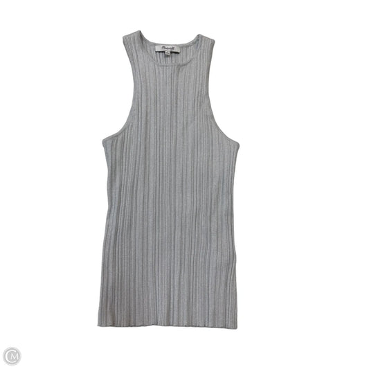 Top Sleeveless By Madewell In Silver, Size: S