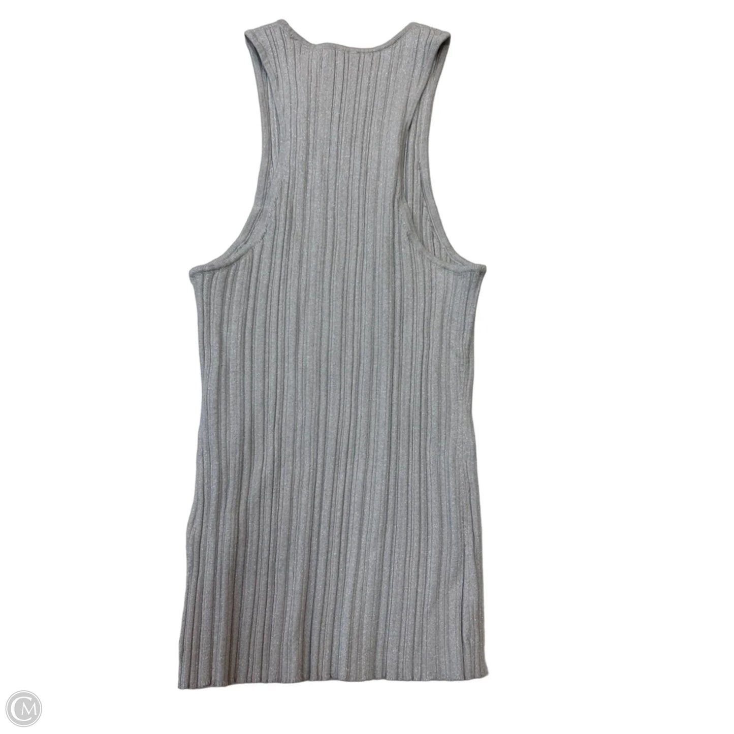 Top Sleeveless By Madewell In Silver, Size: S