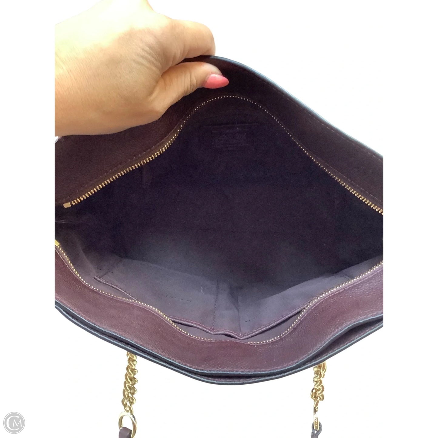 Handbag Designer By Coach, Size: Large