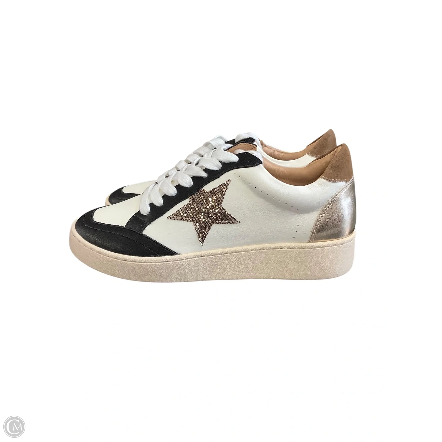 Shoes Sneakers By Oasis Society In Black & White, Size: 7.5