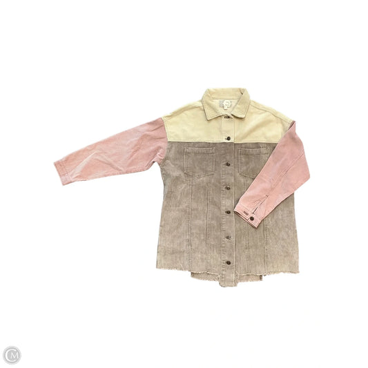 Jacket Shirt By Oli & Hali In Multi-colored, Size: S