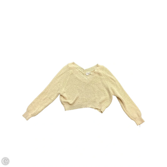 Sweater By Dreamers In Yellow, Size: M