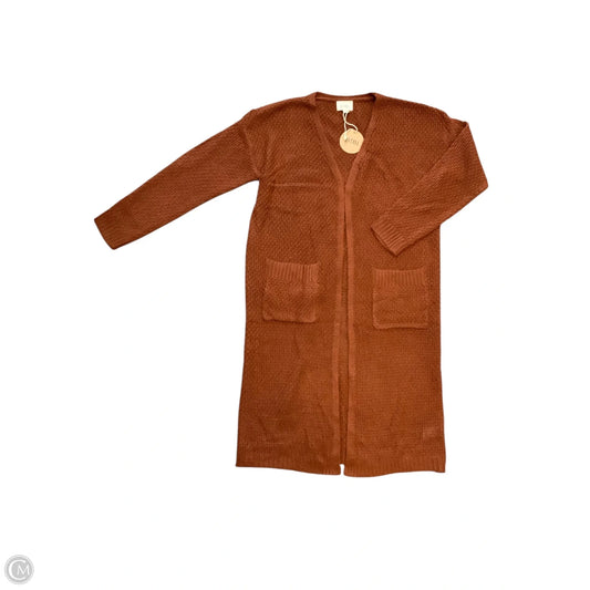 Sweater Cardigan By Bibi In Brown, Size: M