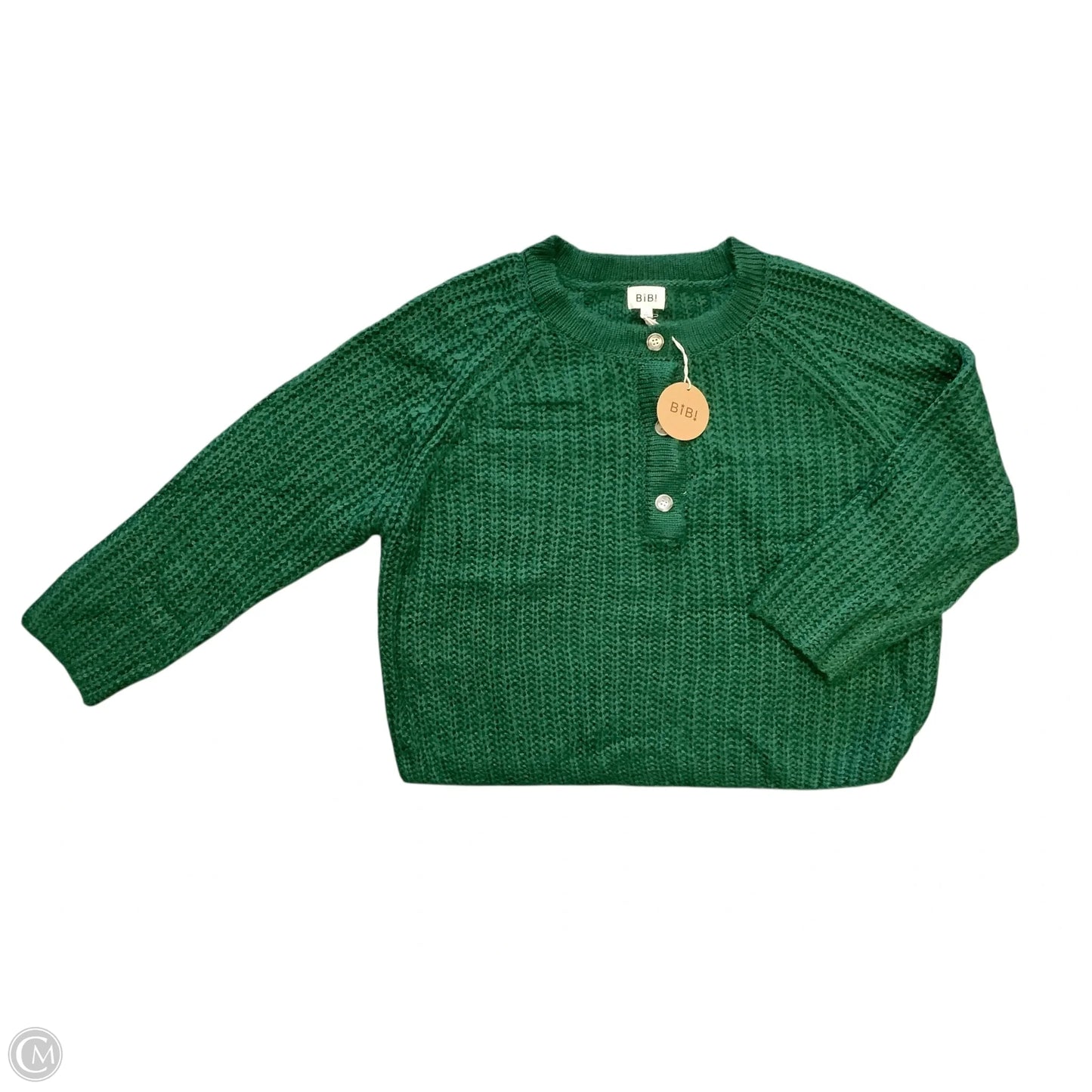 Sweater By Bibi In Green, Size: L