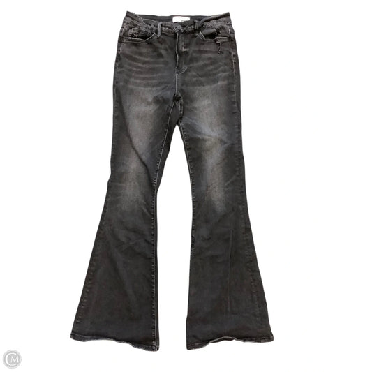 Jeans Flared By Vervet In Black Denim, Size: 8(29)