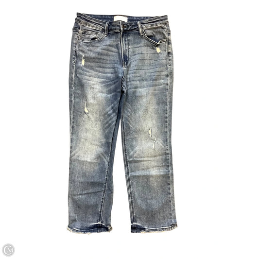 Jeans Straight By Vervet In Blue Denim, Size: 10(30)