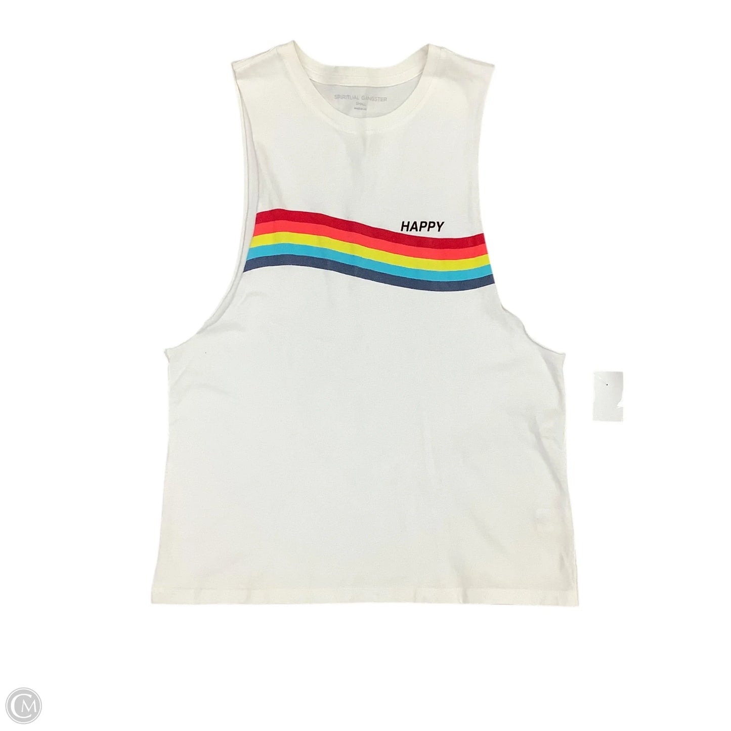 Tank Top By Spiritual Gangster In White, Size: M