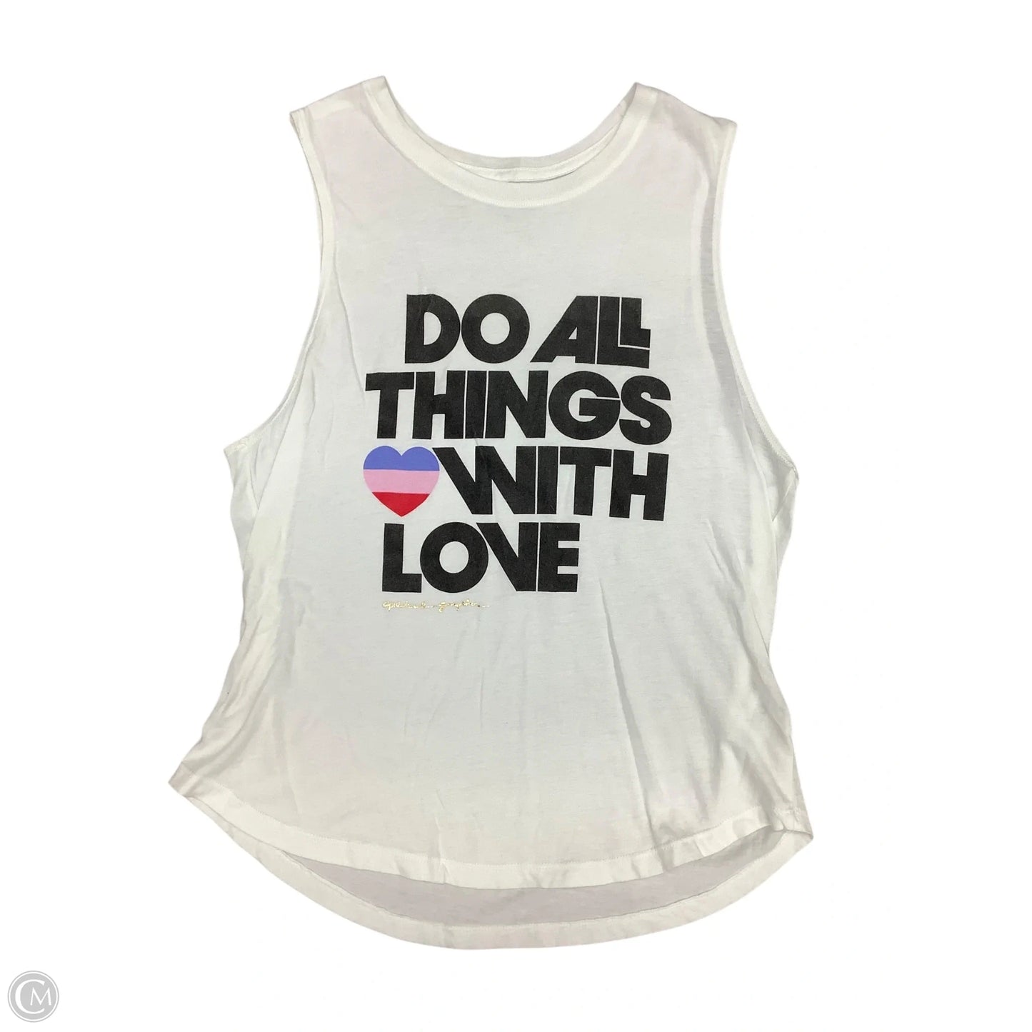 Tank Top By Spiritual Gangster In White, Size: M