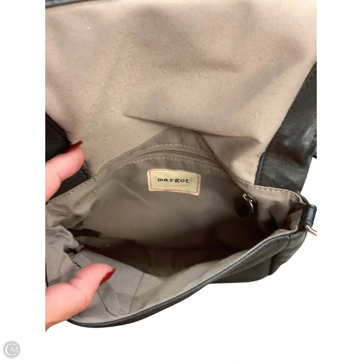 Crossbody Leather By Margot, Size: Medium