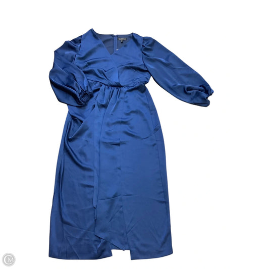 Dress Party Long By Eloquii In Blue, Size: 16