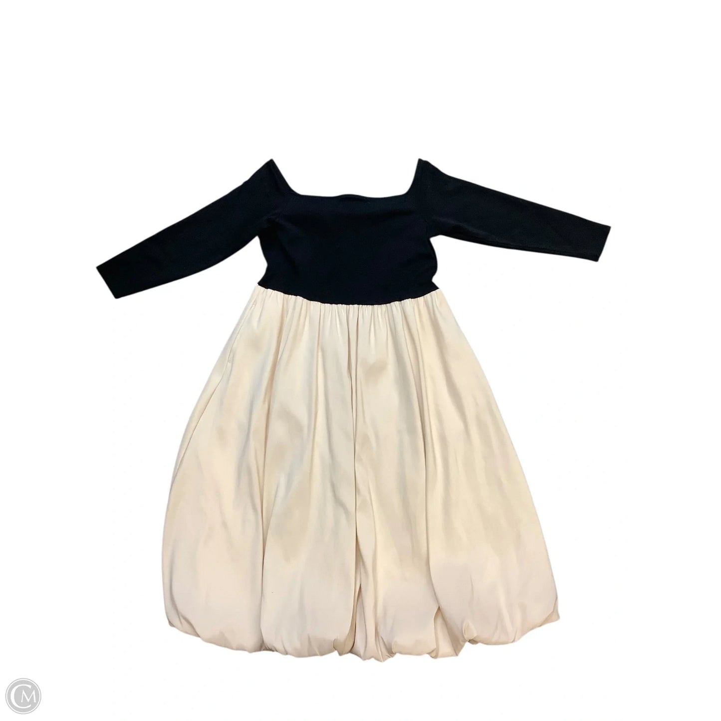 Dress Party Long By A New Day In Black & Cream, Size: Xl