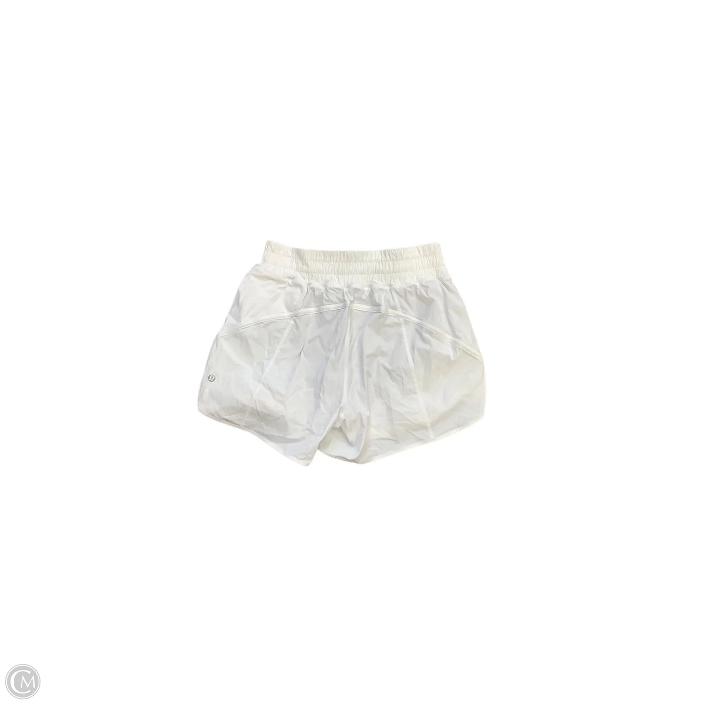 Athletic Shorts By Lululemon In White, Size: 8