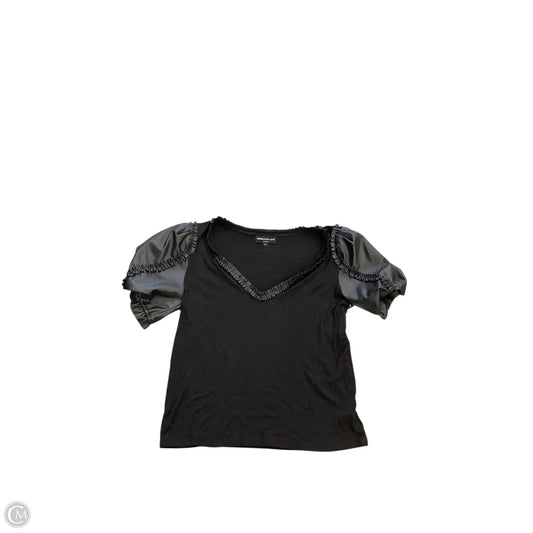 Top Short Sleeve By Clothes Mentor In Black, Size: S