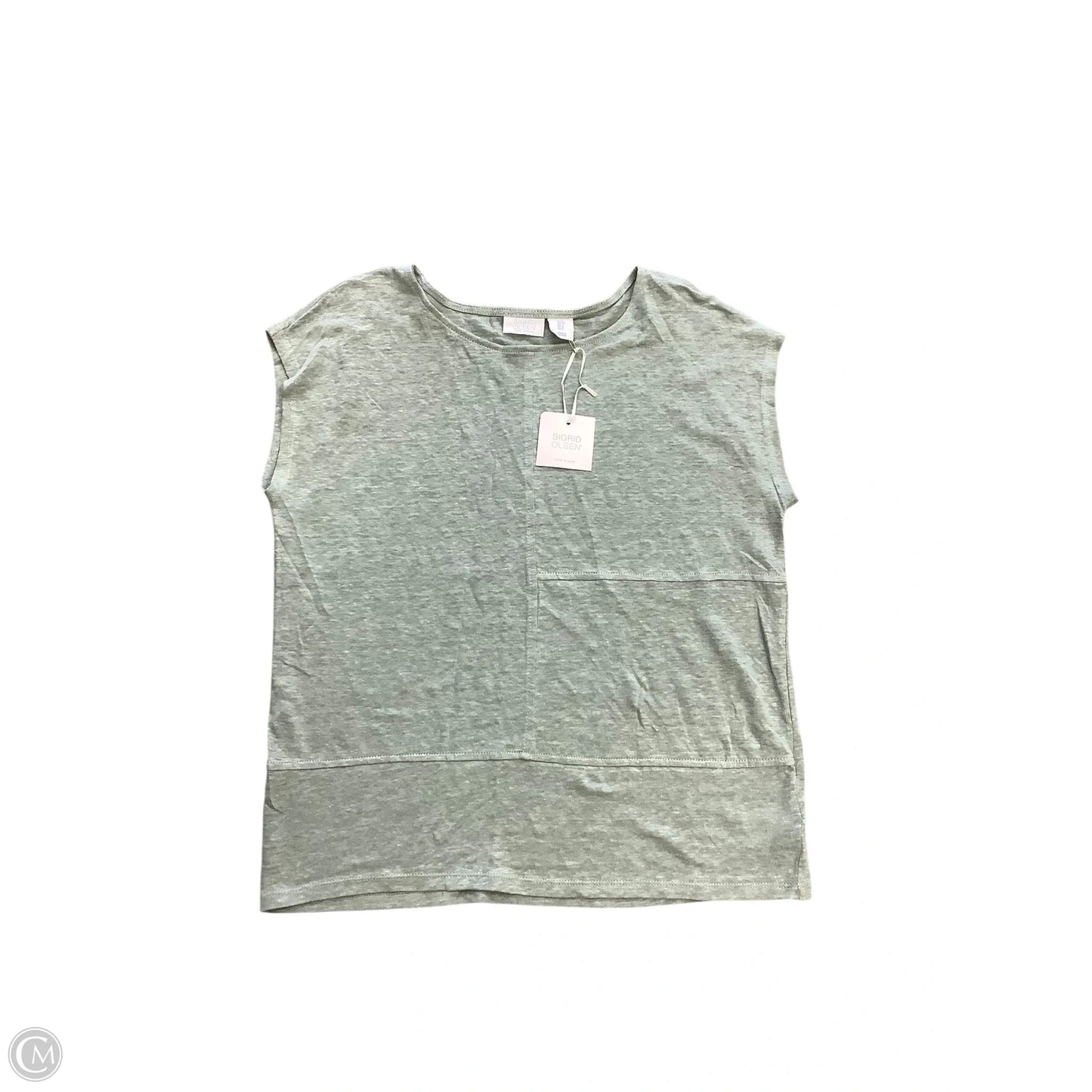 Top Sleeveless By Sigrid Olsen In Green, Size: S