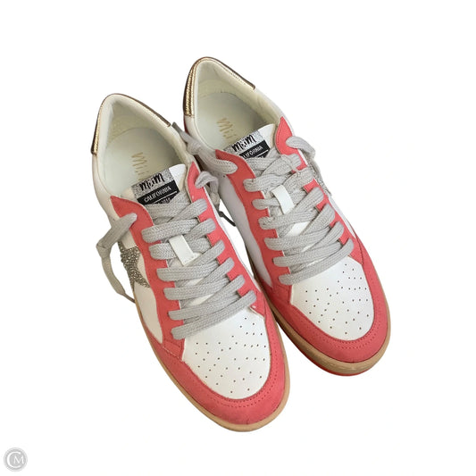 Shoes Sneakers By Cmb In Pink & White, Size: 9