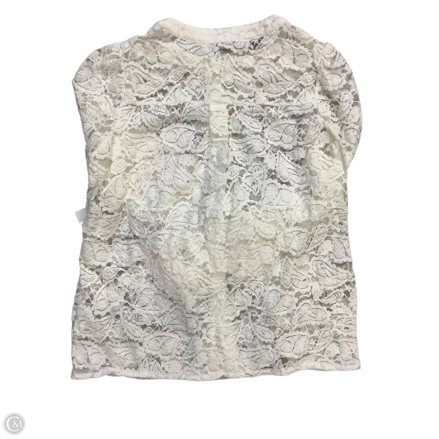 Blouse Long Sleeve By Prettygarden In White, Size: M