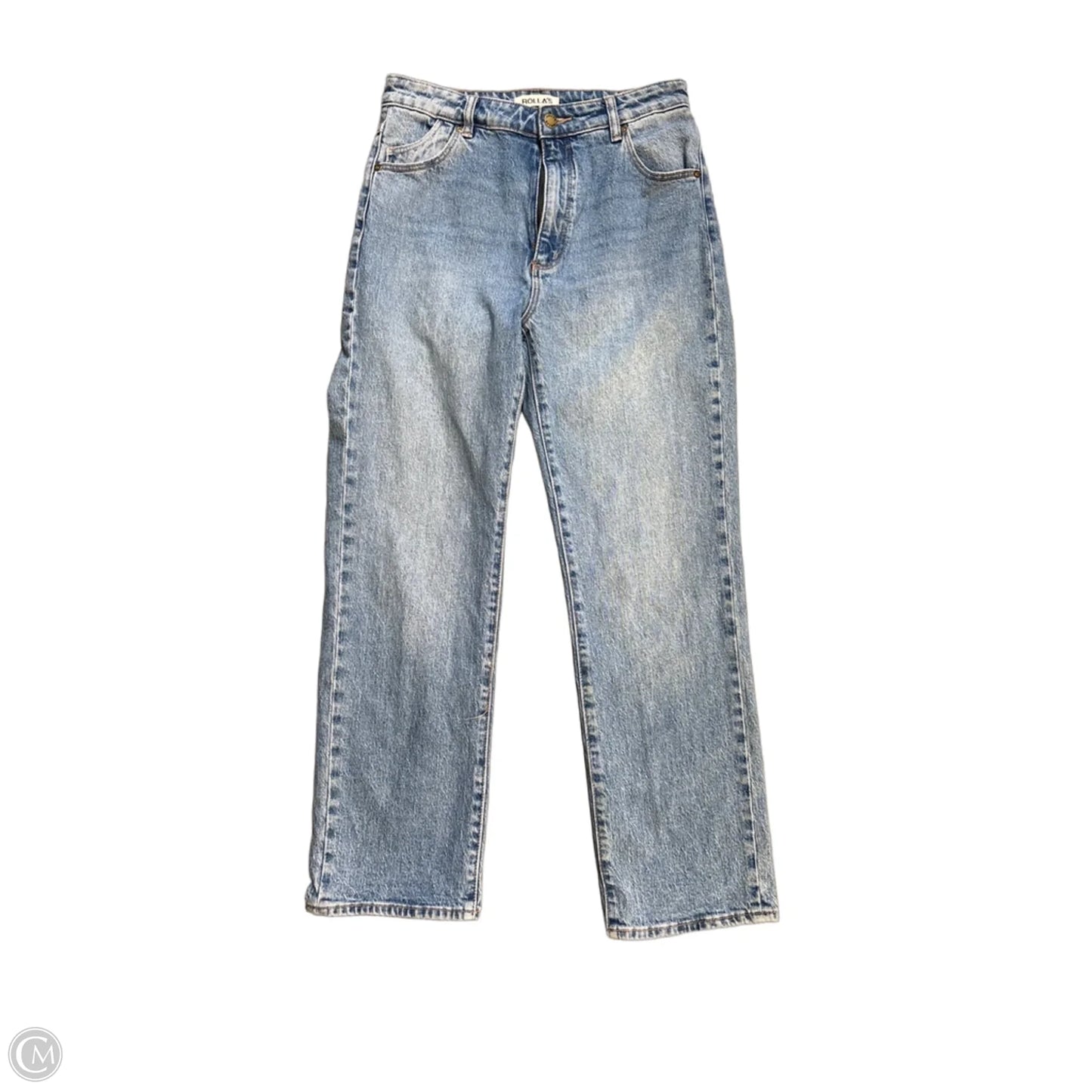 Jeans Straight By Rollas In Blue Denim, Size: 8