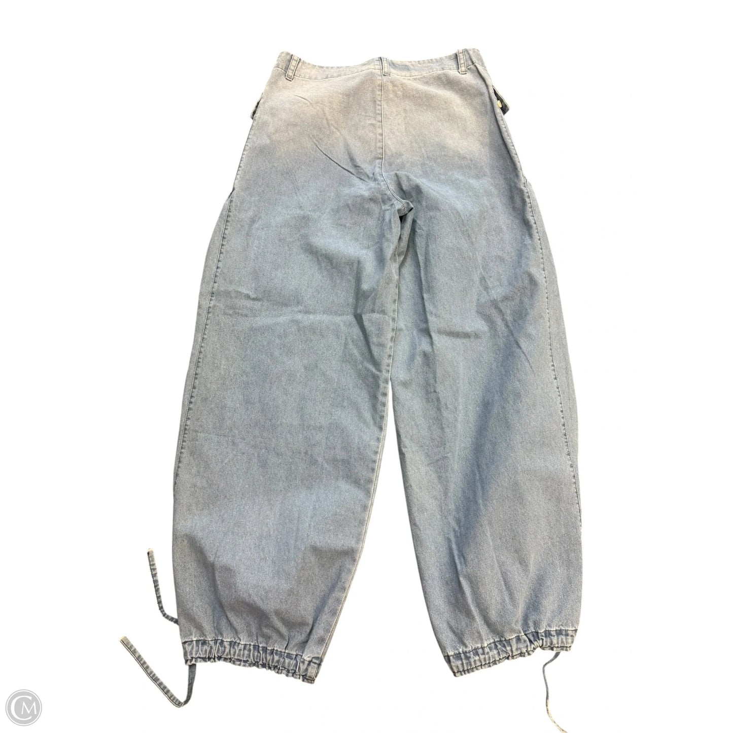 Jeans Wide Leg By Cme In Blue Denim, Size: L