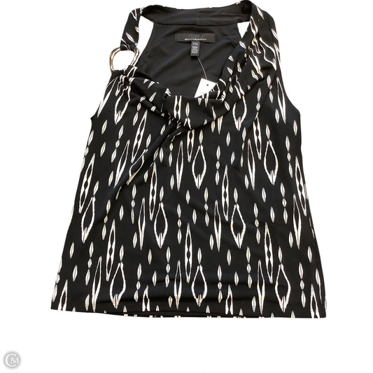 Top Sleeveless By White House Black Market In Black & White, Size: Xxs