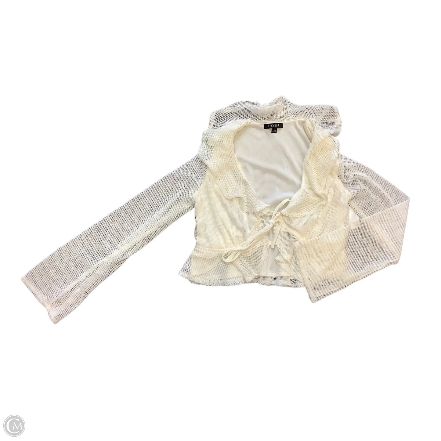 Skirt Set 2pc By Fore In Cream, Size: L