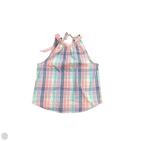Top Sleeveless By J. Crew In Multi-colored, Size: M