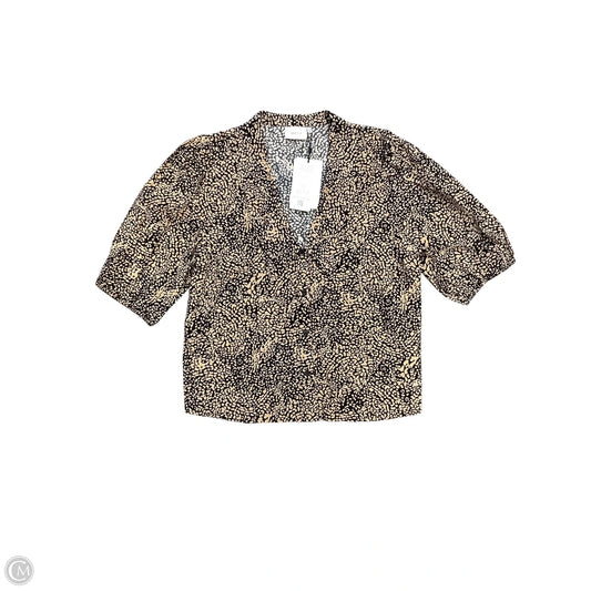Blouse Short Sleeve By Cma In Black, Size: M
