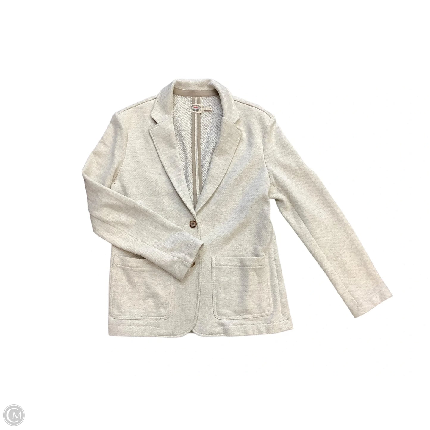 Blazer By Faherty In Cream, Size: S