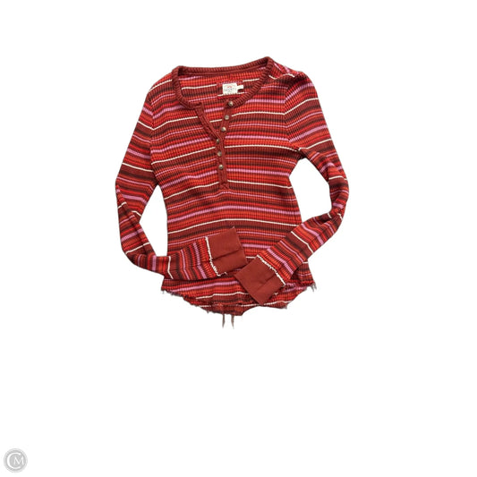 Top Long Sleeve By Faherty In Multi-colored, Size: M