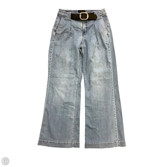 Jeans Wide Leg By White House Black Market In Blue Denim, Size: 4