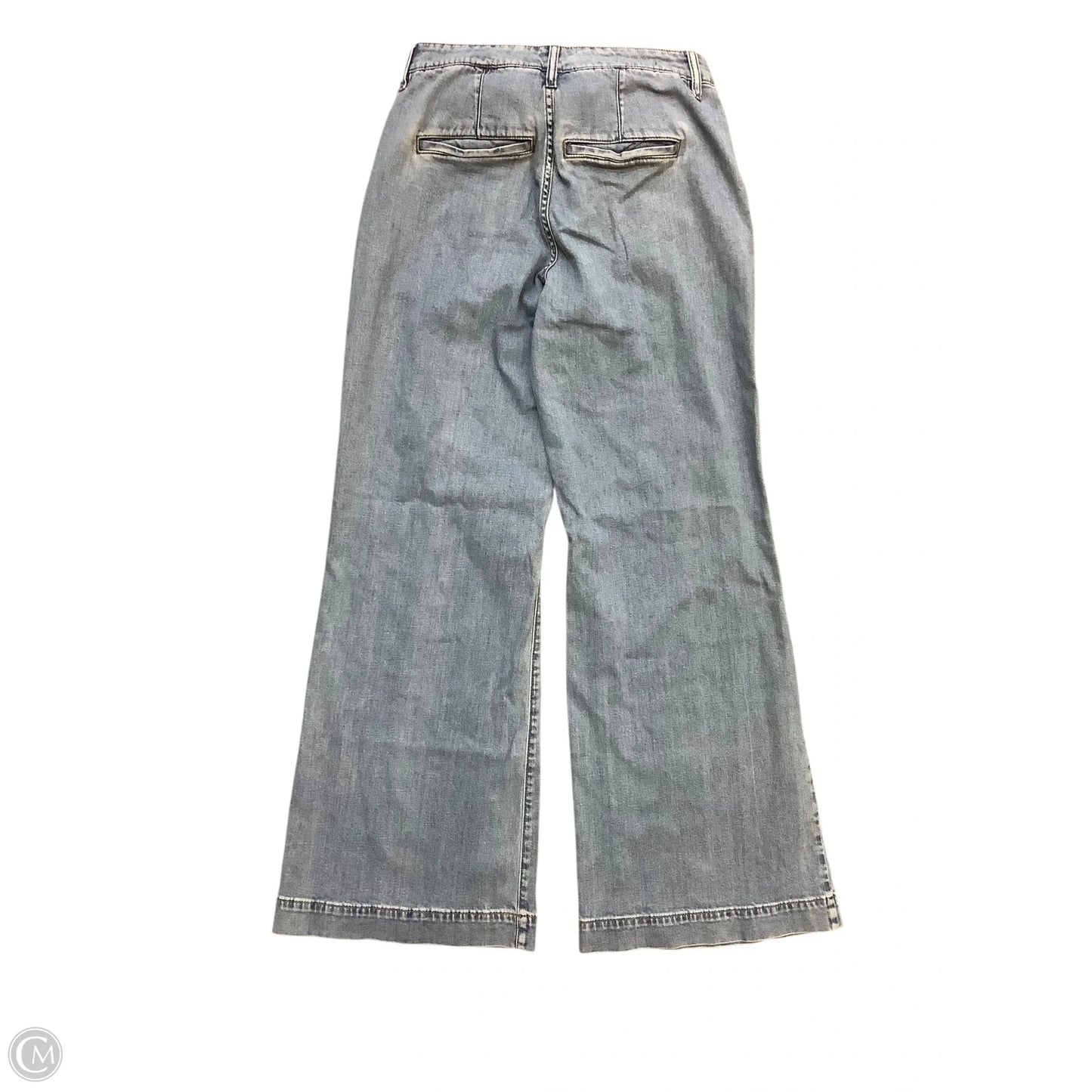 Jeans Wide Leg By White House Black Market In Blue Denim, Size: 4