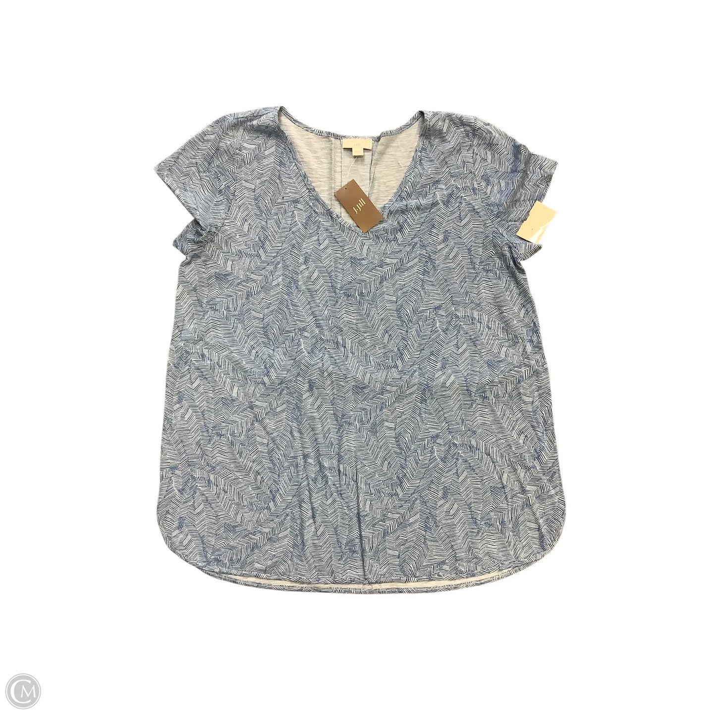Tunic Short Sleeve By J. Jill In Blue, Size: L