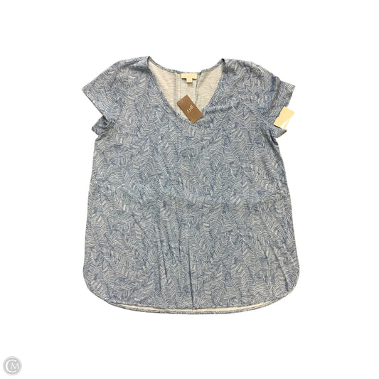 Tunic Short Sleeve By J. Jill In Blue, Size: L