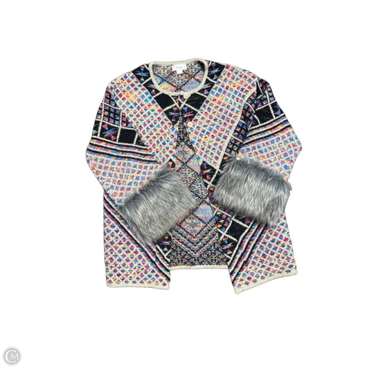 Cardigan By Clothes Mentor In Multi-colored, Size: M