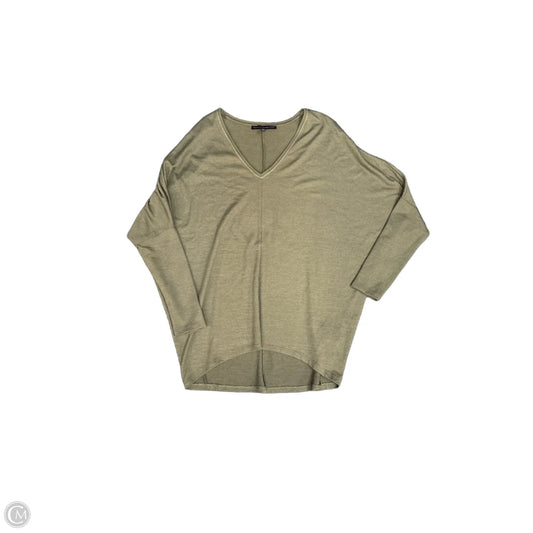 Top Long Sleeve By White House Black Market In Green, Size: L