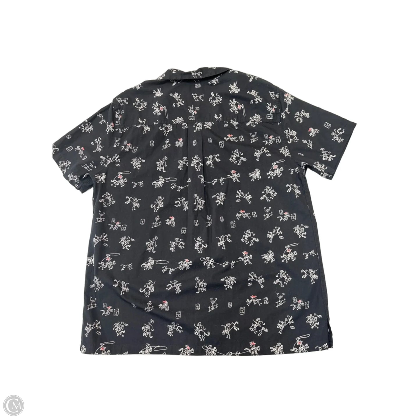 Top Short Sleeve By Clothes Mentor In Black, Size: Xs
