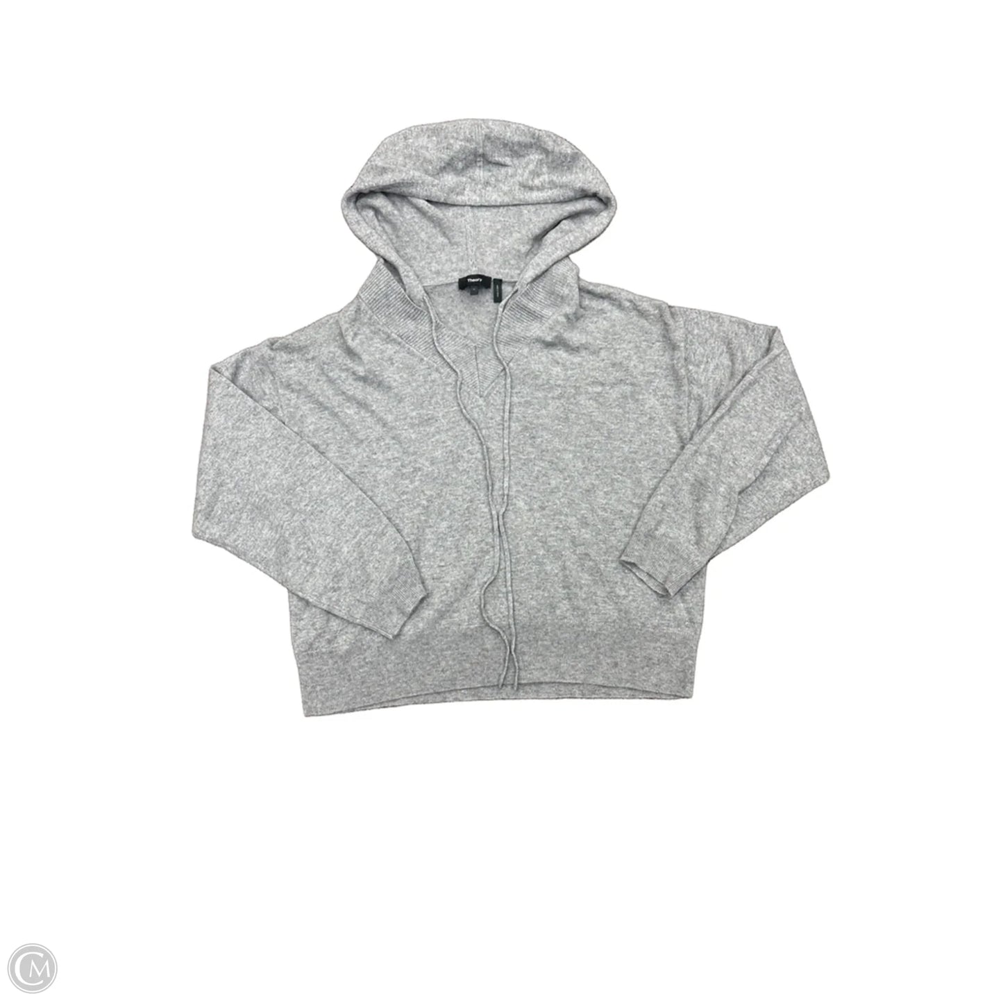 Sweater By Theory In Grey, Size: L