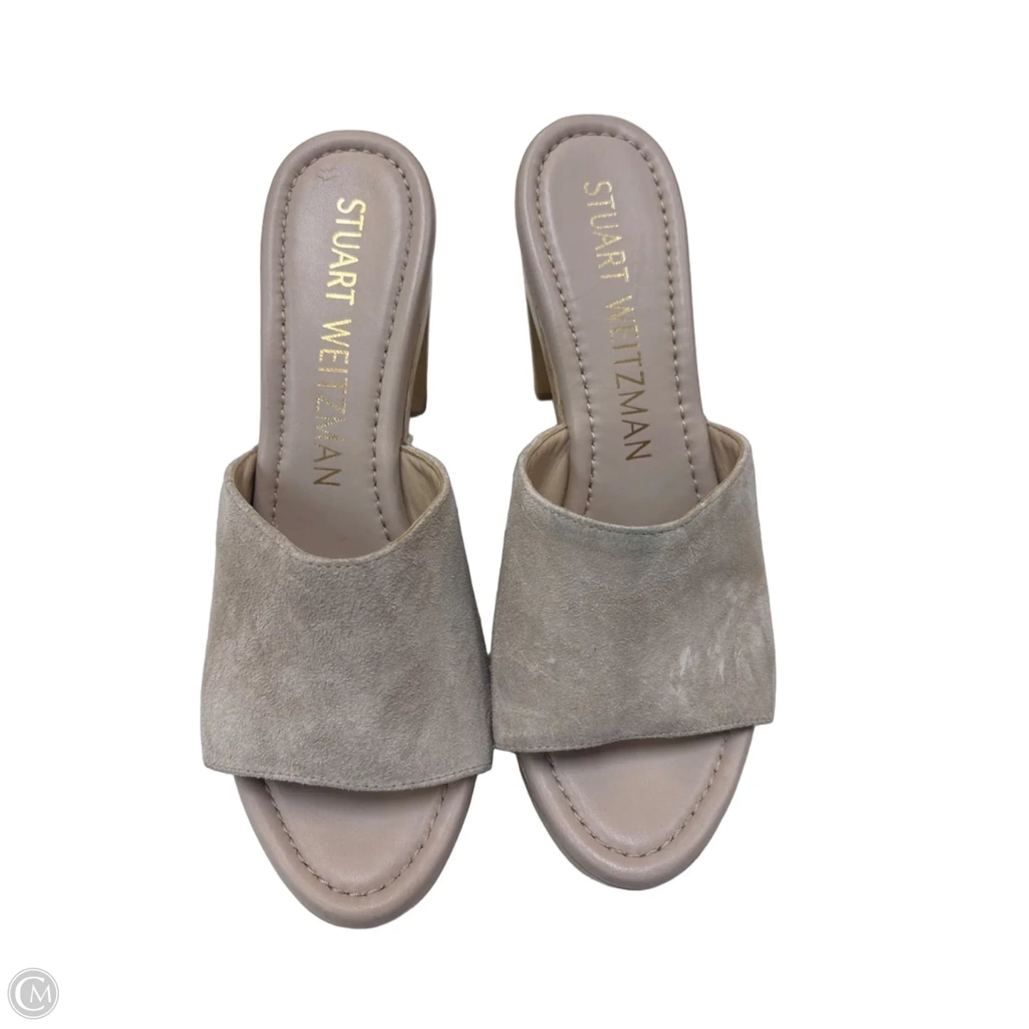 Shoes Designer By Stuart Weitzman In Beige, Size: 8